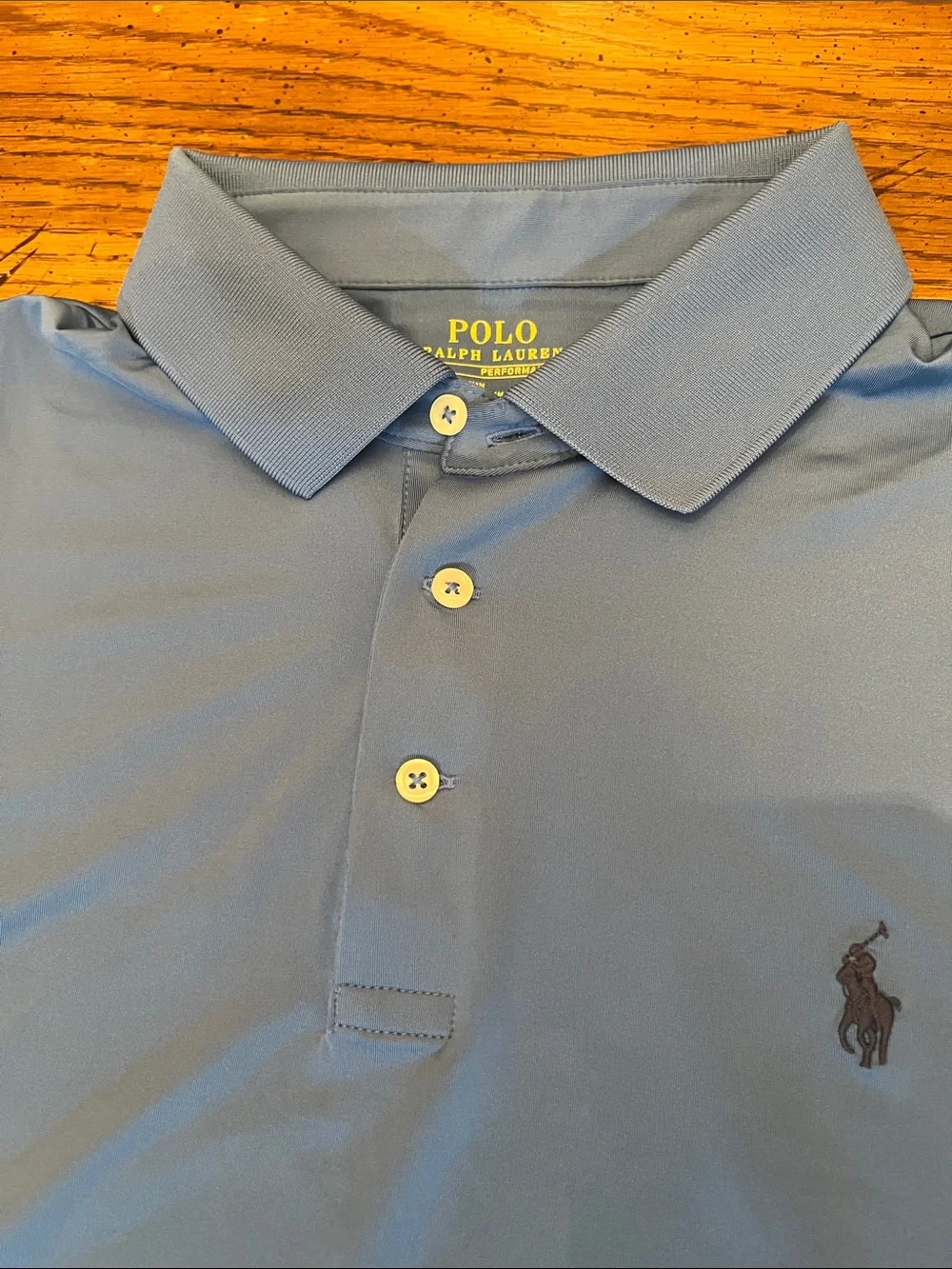 Polo by Ralph Lauren Blue Performance Polo, size large, new‎ with tags